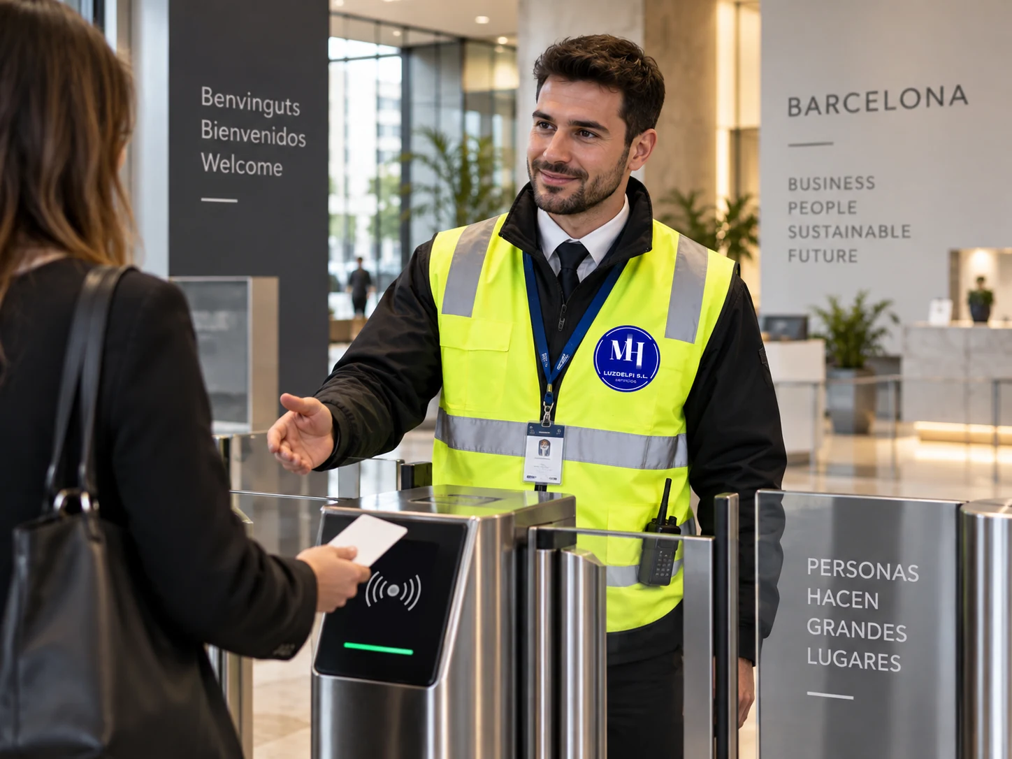 Control de accesos con uniforme LuzDelFi